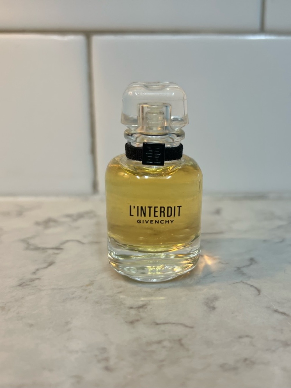 Givenchy L'Interdit Mini Perfume Bottle - Black & Yellow